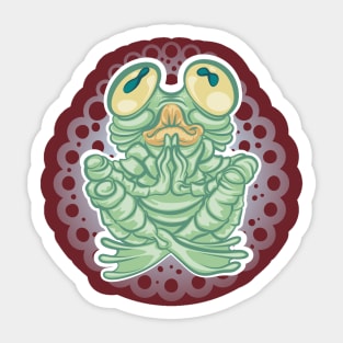 Creature From the Psychedelic Lagoon Sticker
